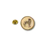pins pin's flag national badge metal lapel hat button vest wolf