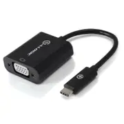 Alogic 15Cm Usb Type-C Usb-C To Vga Cable Adapter Support 1080P Black