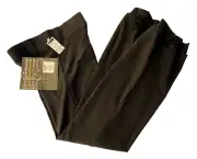 GK ELITE DANCE JAZZ GIRLS MEDIUM BLACK MICROFIBER CUFFED DANCE DRESS PANTS Sz M
