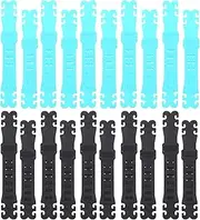 20pcs Hook Black Extension Lanyard Ear Pe Extender Ear Savers for Hook