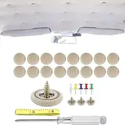 60 Parts Mile Miles Repair Set Set-60 Parts Automatic Roof Buckle, Car Interior Roof Buckle | Universal Installation Tool-Autofach-Schnappniete for the i