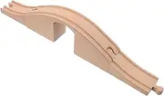 PLAFOPE Wood Train Track Expansion: Wooden Bridges and Tunnels Accessories Compatible with Railroad Set Train Railway Toy