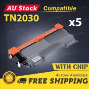 5x Toner Cartridge TN-2030 for Brother HL-2130 HL-2132 DCP-7055 HL-2135W TN2030