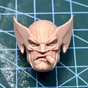Blank 1/12 Scale X Man Wolverine Head Sculpt Unpainted Fit 6" ML Figure D Style