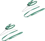 BESPORTBLE 2pcs 1.2m Lizard Harness Leash for Reptile Adjustable Nylon Metal Harness 80cm Leash Perfect for Outdoor