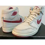 NIKE AIR JORDAN 1 RETRO KO HI 仿舊泛黃底 米白 紅 第一代 US10 OG AJKO