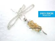 Citrine Chips Chakra Crystal Gemstone Precision Pendulum Healing Dowsing Energy