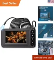 Industrial Endoscope Borescope Camera HD 4.3'' LCD Waterproof Snake Inspection