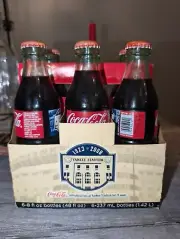 COCA COLA 2008 (1923 - 2008) New York YANKEE Stadium 6 Pack 8oz Bottle 85th Annv