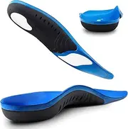 [crinova] Plantar Fasciitis Insoles, High Arch Support Shoe Inserts Men Women, Orthotics Gel Running Insoles for Flat Feet - Arch Pain - Pronation - Metatarsalgia Pain Relief Heavy Duty Support