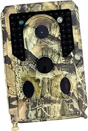 BESTonZON Hunting Scouting Camera with Ir LED Night Sensors Outdoor Camcorder for Wildlife Monitoring Security Easy to Operate Protection No Battery Included
