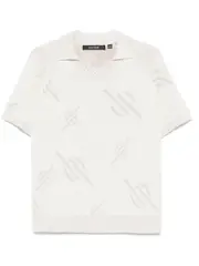 [Daily Paper] monogram-intarsia top S Neutrals