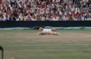 Tennis American Tennis Player John Mcenroe Flat Out 1980 Old Photo
