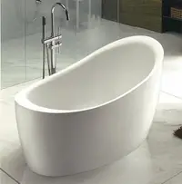 在飛比找樂天市場購物網優惠-CASSINA卡西尼 壓克力 造型獨立浴缸 130x68x7