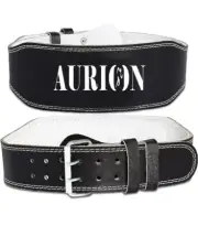 Weight Lifting Belt Gym Workout Training Fitness Back Support Premium Leather