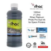 1 litre Black RIHAC Refill ink for Canon CLI-651 PGI-650 Cartridge MX926 CISS