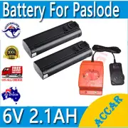 2X Batteries For Paslode 6V 2.1Ah Nail Gun IM200 IM250 CF325+ battery charger