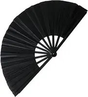 grands éventails pliants blancs - Éventail Plastique Blanc | Éventails Pliants Portatifs | Éventail De Danse Pour Chorégraphies | Accessoires de Danse Légers et Créatifs pour Décoration