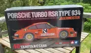 Tamiya Porsche 934 RSR Jagermeister 1/10 RC Kit TA025W 40th Anniversary NIB RARE