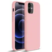 ZUSLAB iPhone 12 Mini Case Nano Silicone Shockproof Rubber Bumper Cover for Apple (2020) - Pink