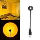 Sunset Lamp Self Photography USB Powered Small LED Neon Night Light Projector