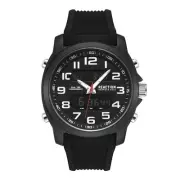 Kenneth Cole Reaction Men's Analog Digital Watch Silicone Strap KRWGP2188403