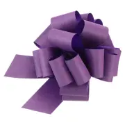 5pcs 7 Inch Large Pull Bow Gift Wrapping Big Pull Bows Ribbon Purple