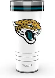 Tervis Traveler NFL Jacksonville Jaguars - Arctic Triple Walled Insulated Tumbler Travel Cup Keeps Drinks Cold & Hot, 30oz, Stainless Steel