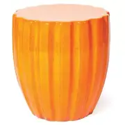 Afuera Living Modern 18" Modern Stool in Tuscan Orange