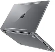 SPIGEN Thin Fit Case Designed for Apple MacBook Pro 16-inch (2021/2023) [M1 Pro/M1 Max/M2 Pro/M2 Max/A2485] Exact Fit Ultra Slim Hard Cover - Clear
