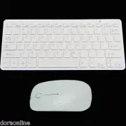 2.4G Wireless Keyboard & Mouse Combo USB receiver Cordless Destop White