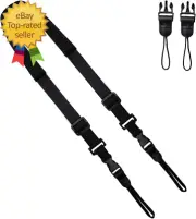 Camera Neck Straps with Quick Release Black for DSLR Camera or Binoculars Strap