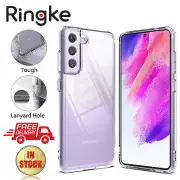 For Samsung Galaxy S21 FE 5G Case RINGKE FUSION Clear Hard Shockproof Cover