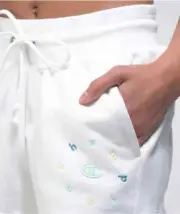 Champion Reverse Weave Circle Logo White Sweat Shorts Size 2XL (BIN34)