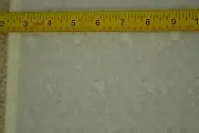 By 1/2 Yd, White Floral on Lt-Gray Quilt Cotton, RJR/ "Grisaille", M4671