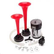 12v Dual Trumpet Air Horn Compressor Kit Train Car Truck Boat 150db (for: Jaguar)