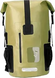 Ｓｉｍｈｏａ 35L Waterproof Roll Top Dry Backpack Dry Sack 11x20.4inch Ergonomic Design PVC for Daily Use Lightweight Multipurpose