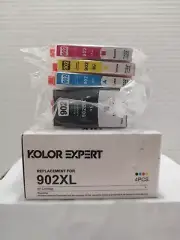 4 Pack 902XL 902 XL Ink Cartridges For HP Officejet Pro