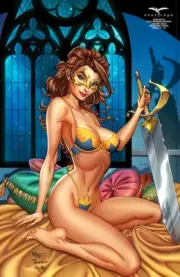 GRIMM SPOTLIGHT: HELLCHILD - Belle - DIAMOND RETAILER GOLD John Royle ZENESCOPE