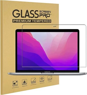 Glass Screen Protector for MacBook Pro Air 15" 13" Pro 14 inch M1 M2 M3 Pro Max