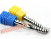 10pcs 2*8mm single flute spiral CNC router bits Φ3.175mm 1/8" [M3]