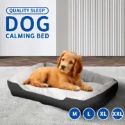 Pet Bed Dog Cat Large Beds Calming Warm Soft Cushion Mattress Plush Comfy M XXL