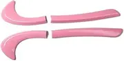 ATATNK Compatible for MINI ONE Cooper S JCW F56 F57 Car Door Strip Decorative Cover Protective Sticker Car Interior Modification Accessories(Pink1,Carbon Fiber)