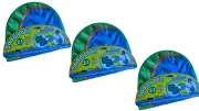 3 TRUNKI Saddlebags 2-in-1 Comfy Saddle Shoulder Pack Green Blue Orange NEW Horn