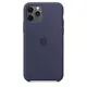 Apple 原廠 iPhone 11 Pro Silicone Case 矽膠保護殼--午夜藍色(台灣公司貨)