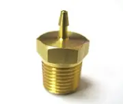 1pc Brass Fittings 1/16" Hose Barb x 1/8" NPT Male Straight MettleAir 125-1A-SB