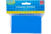 1x Chamois Detailing Sponge Super Absorbent for Home/Kitchen/Car (120 x 70 x 30mm)