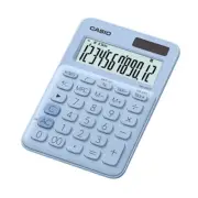 Casio Color Calculator MS-20UC, Light Blue, 1EA