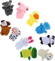UPKOCH 10pcs Cute Cartoon Animal Finger Puppets for Toddlers Engaging Educational Props for Imaginative Play and Language Development