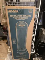 Air King 8132 Heater-Oscillating Ceramic w/Programmable Thermostat & Remote